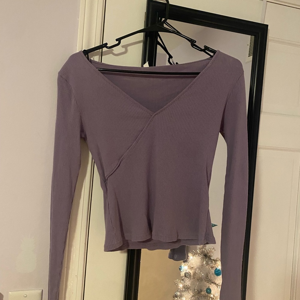 H&M Purple long sleeve top